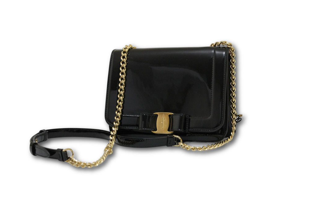 Salvatore Ferragamo borsa tracolla nera