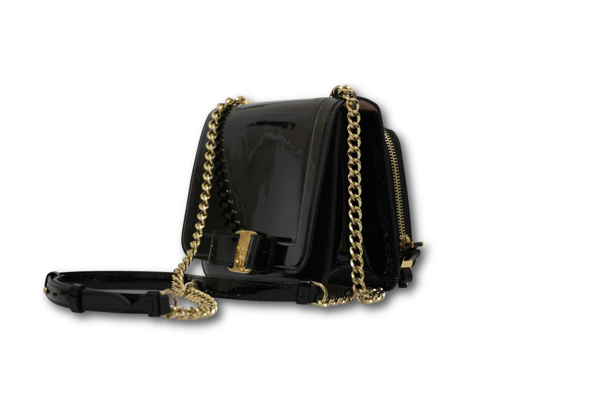 Salvatore Ferragamo borsa tracolla nera