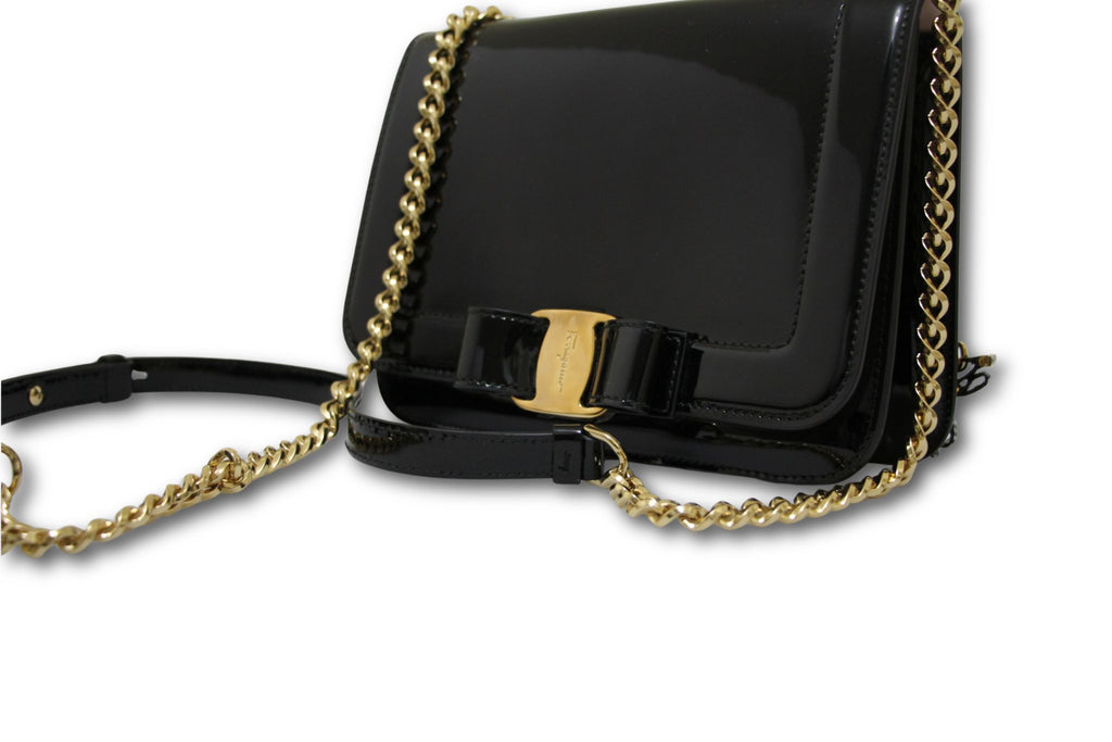 Salvatore Ferragamo borsa tracolla nera