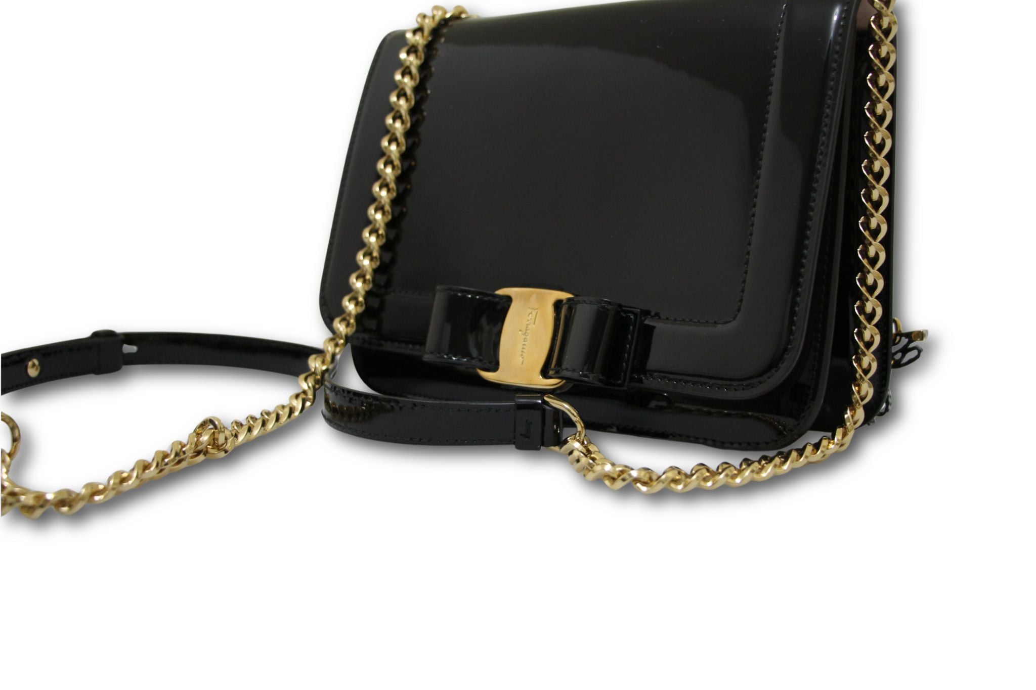 Salvatore Ferragamo borsa tracolla nera