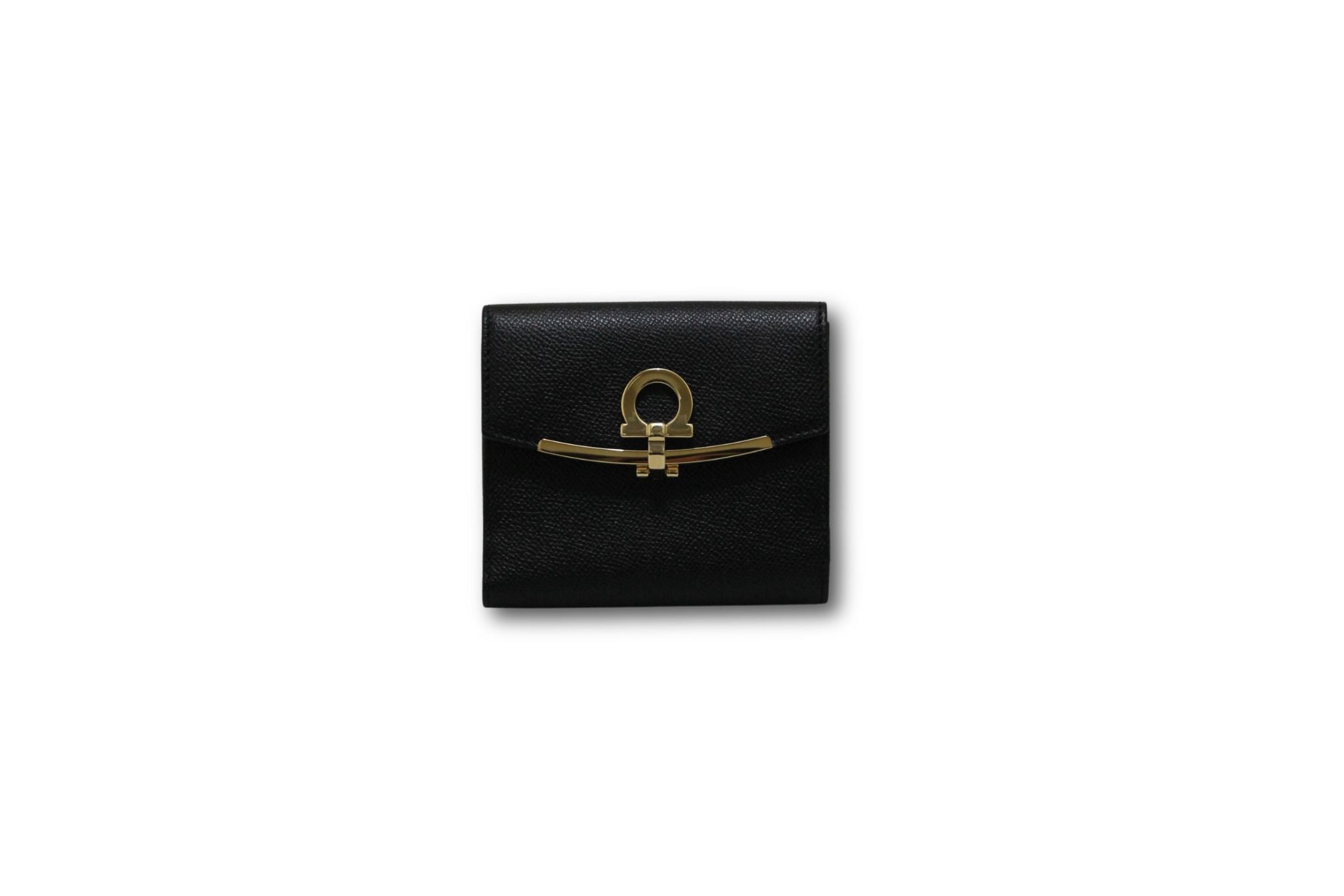 Salvatore Ferragamo portafoglio logo oro
