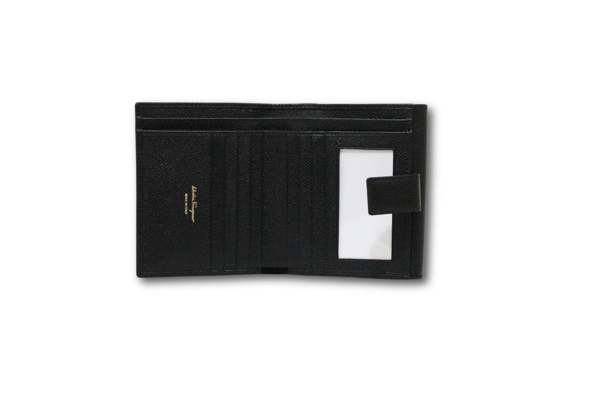 Salvatore Ferragamo portafoglio logo oro